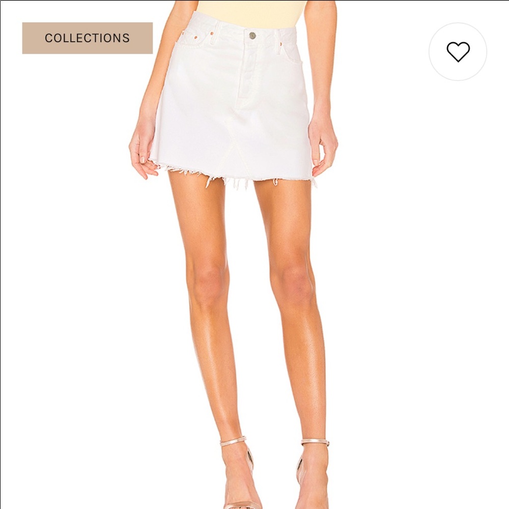 GRLFRND Denim Skirt from Revolve